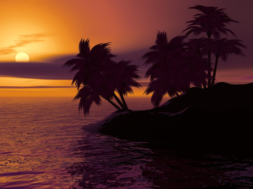 island, palm trees, sunset-2722471.jpg